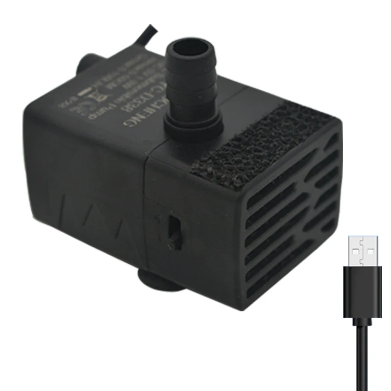 Aquarium Fish Care - USB Aquarium Submersible Water Pump, 5V