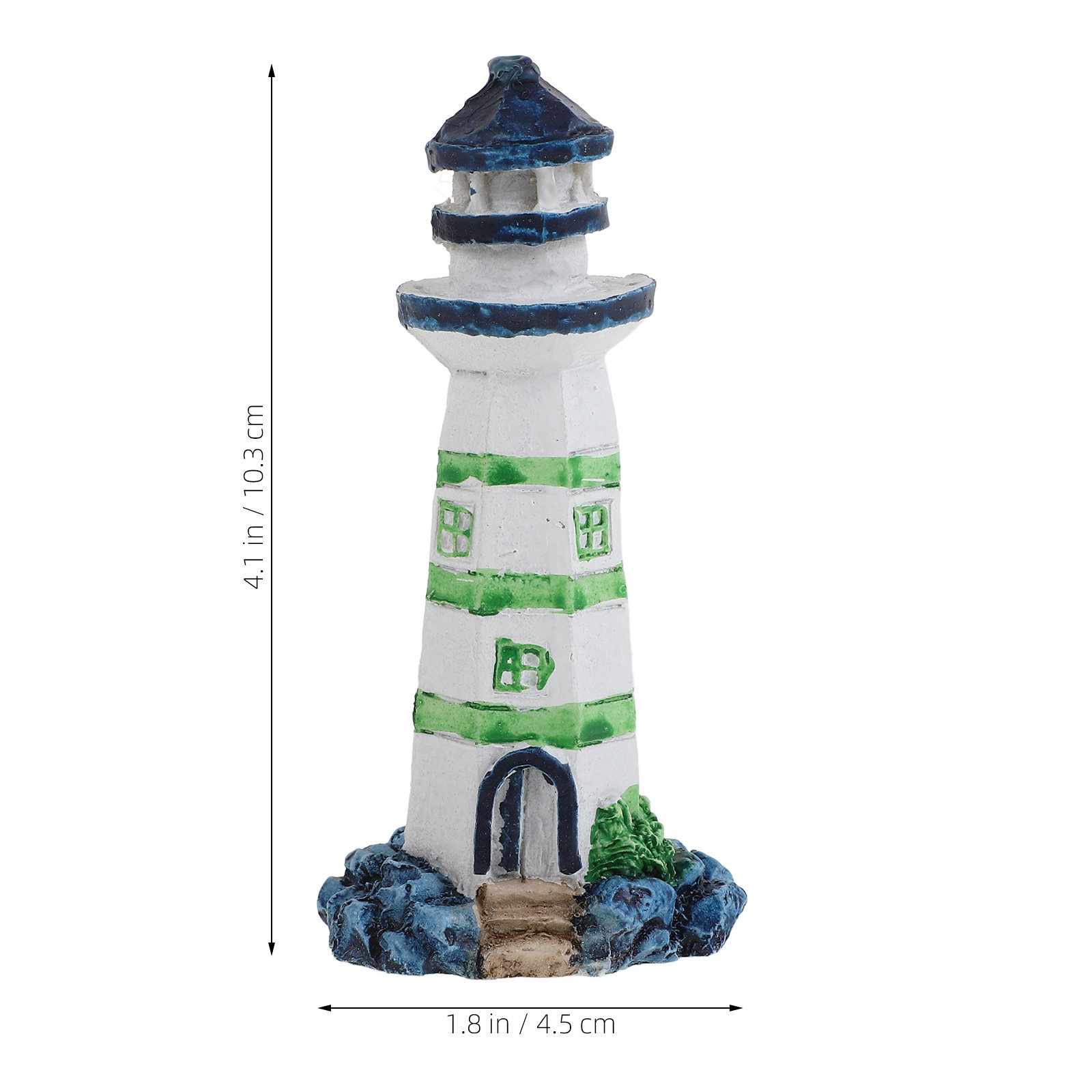 1Pcs Resin Lighthouse Aquarium - Aquarium Fish Restaurant 评论和价格