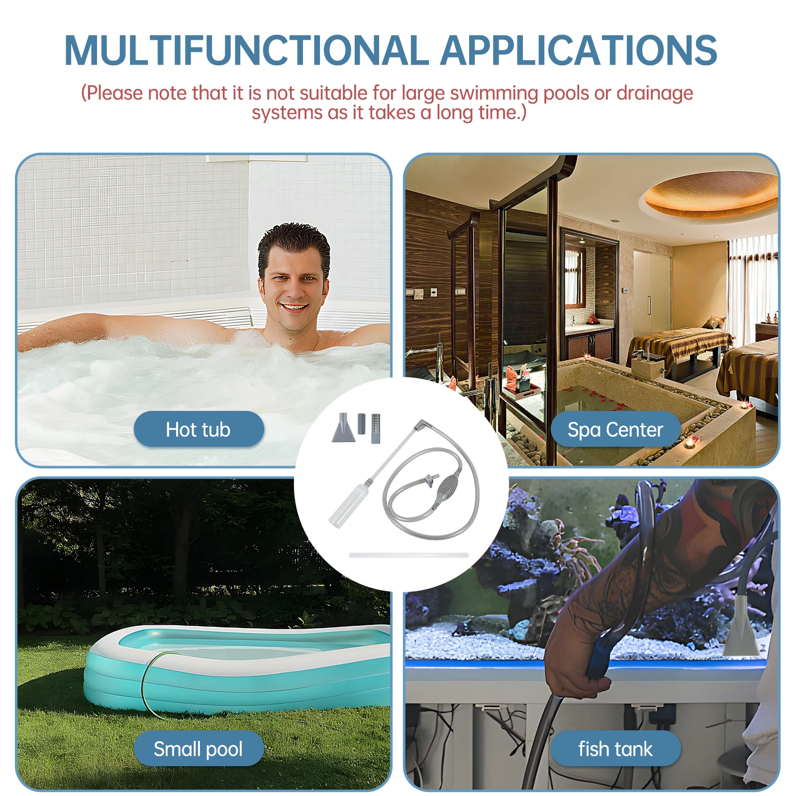 Hot Tub Vacuum Cleaner 10ft Sw - Aquarium Fish Care 评论和价格