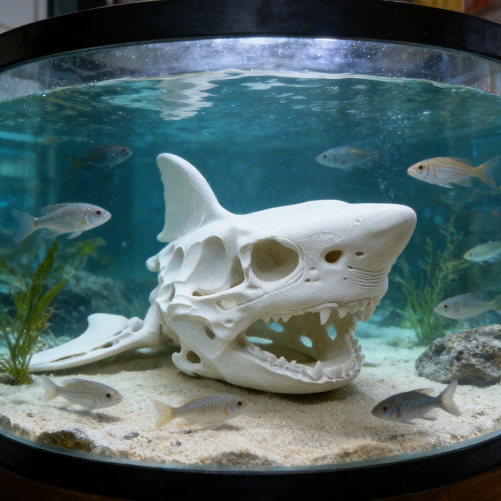3D Printing Shark Skull Skelet - Aquarium Fish Shark 评论和价格