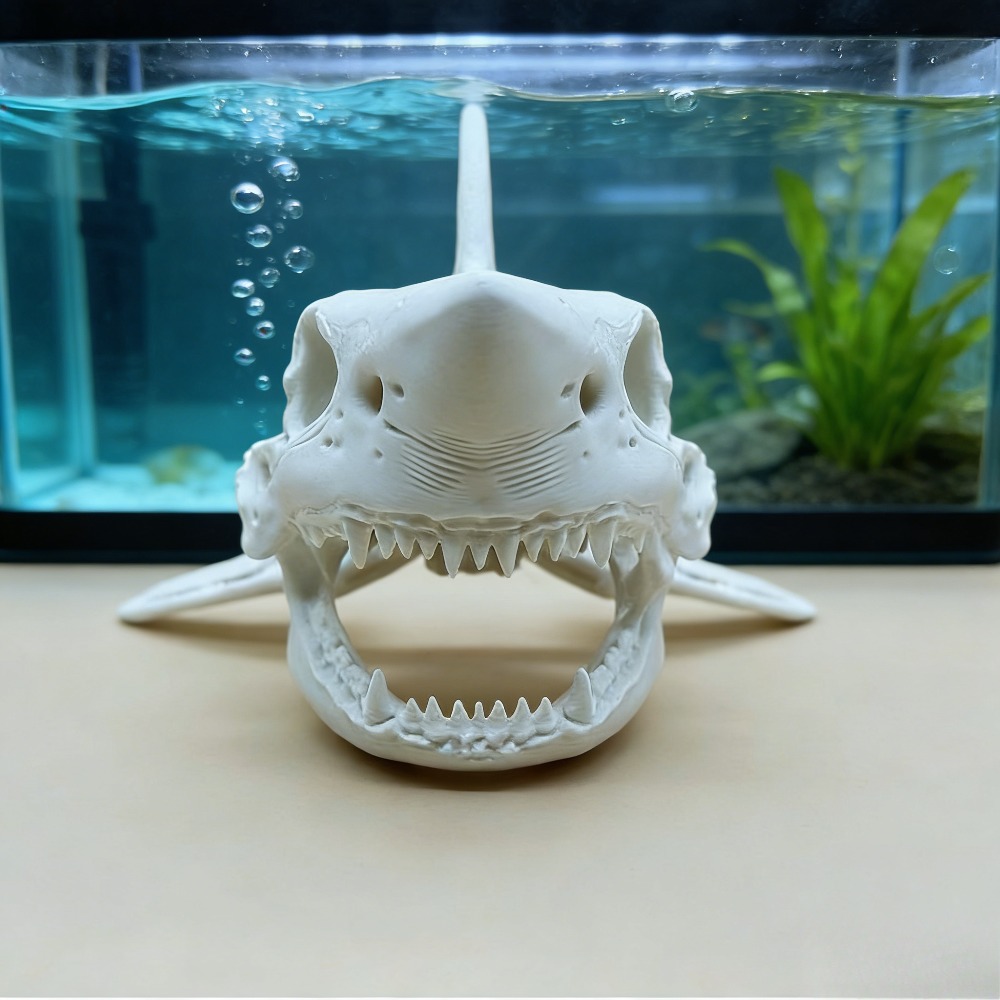 3D Printing Shark Skull Skelet - Aquarium Fish Shark 评论和价格