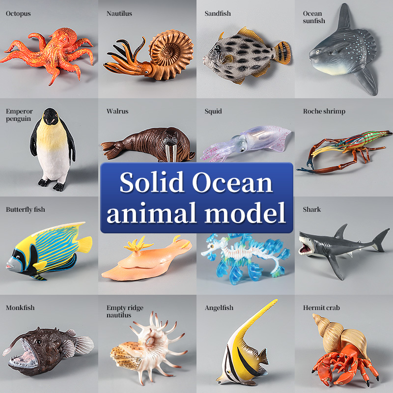 Sea Life Animals Action Figure - Fish In Aquarium Picture 评论和价格
