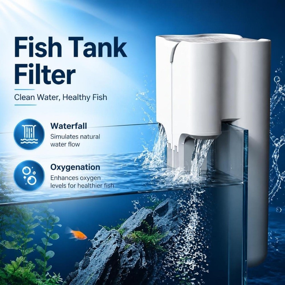 3-in-1 Fish Tank Filter Waterf - Fish Tank Filter Aquarium 评论和价格