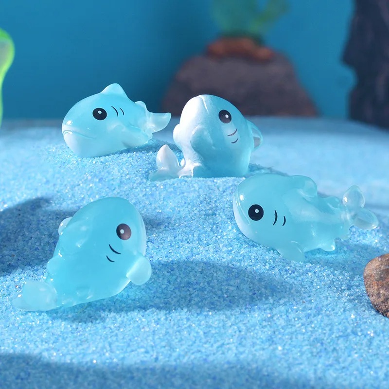4pcs Luminous Shark Ornament S - Aquarium Fish Shark 评论和价格