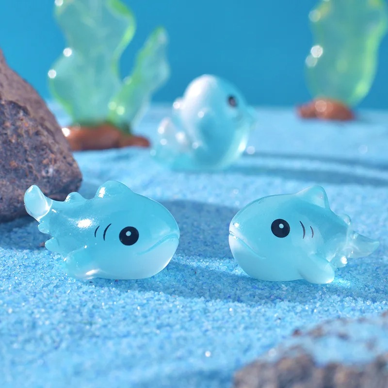 4pcs Luminous Shark Ornament S - Aquarium Fish Shark 评论和价格