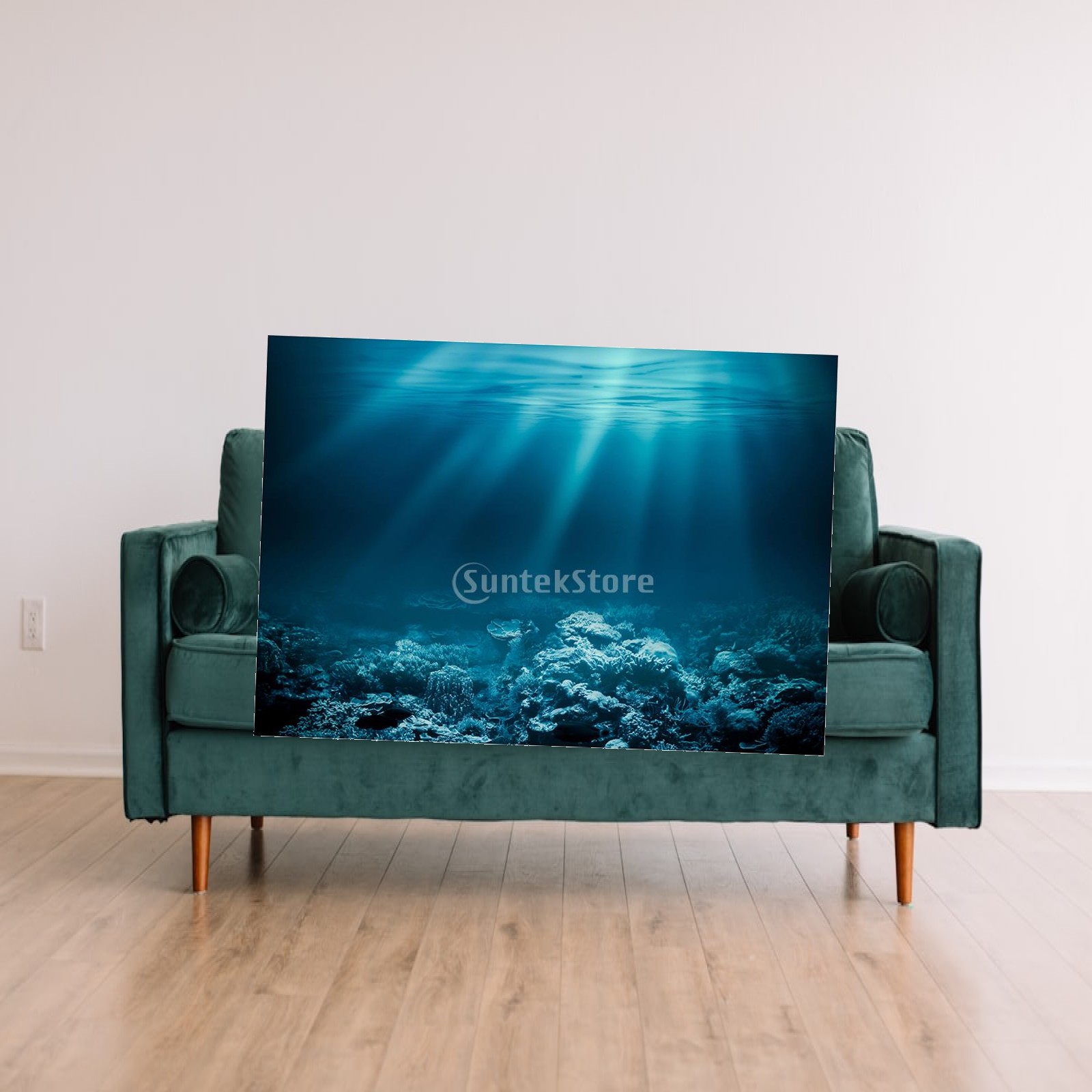 Fish Tank Adhesive Poster PVC  - Fish In Aquarium Picture 评论和价格