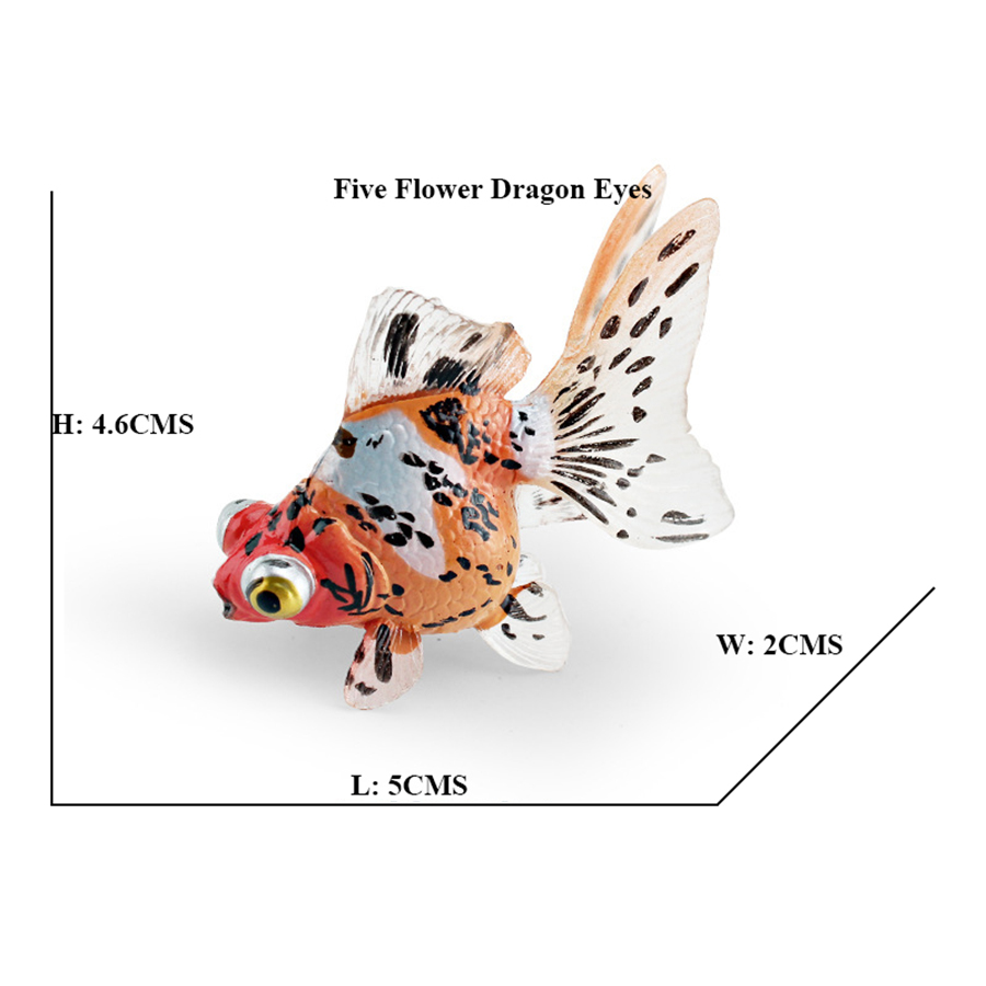 Colorful Lifelike Plastic Gold - Fish In Aquarium Picture 评论和价格