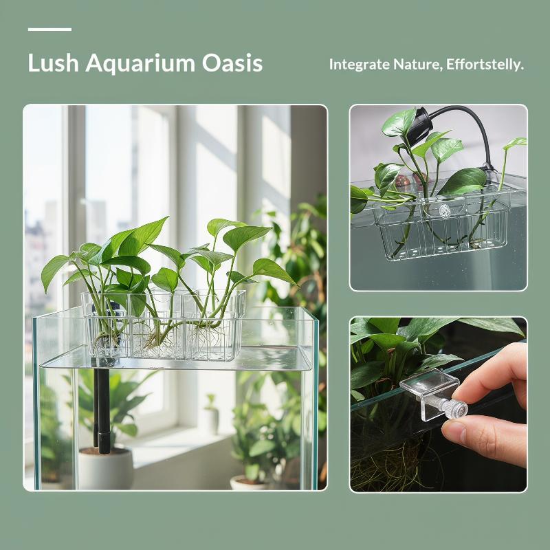 Hydroponic Plant Basket Food G - Aquarium Fish In 评论和价格