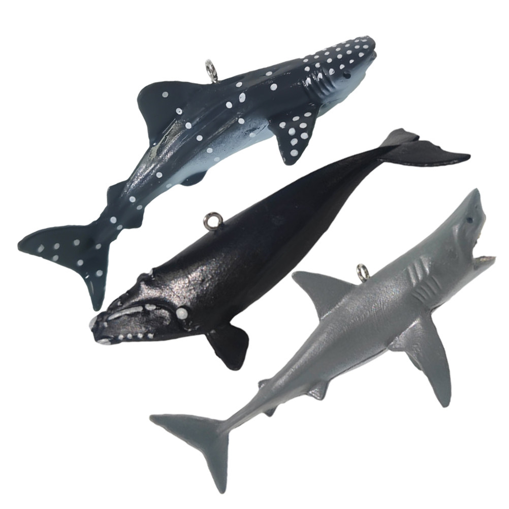 3Pcs Floating Aquarium Shark O - Aquarium Fish Shark 评论和价格
