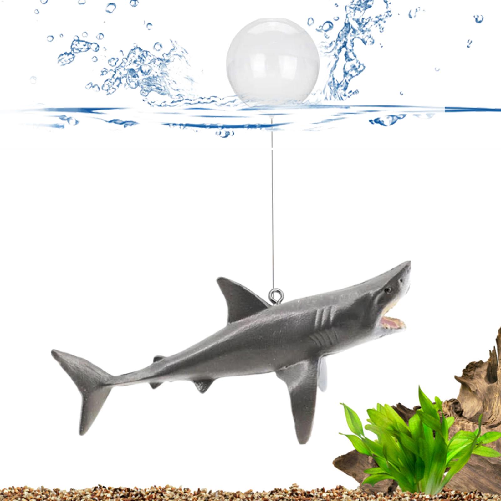 Floating Shark Aquarium Landsc - Aquarium Fish Shark 评论和价格