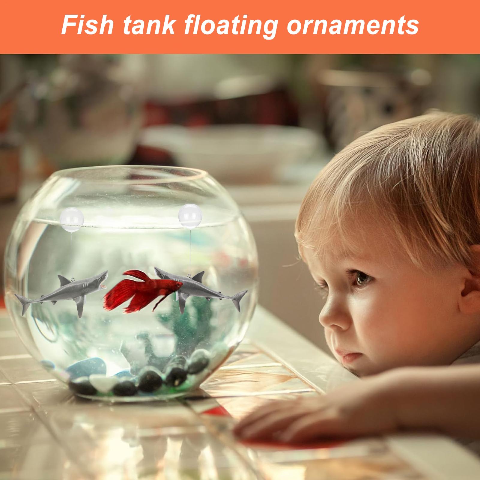 Floating Shark Aquarium Landsc - Aquarium Fish Shark 评论和价格