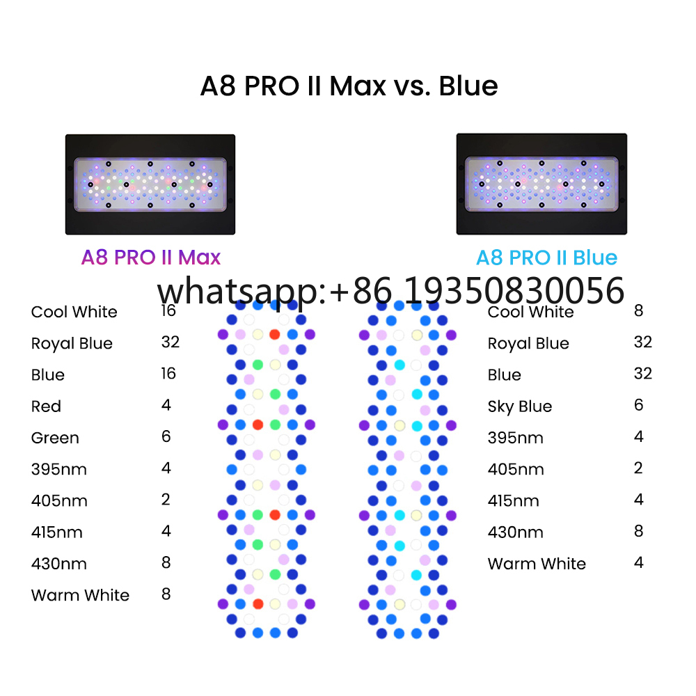 2026-A8 PRO II Max and Blue 24 - Aquarium Fish In 评论和价格