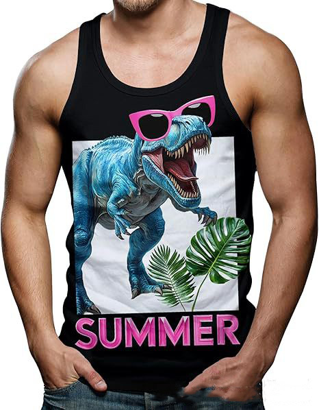 Funny Shark Cat 3D Print Tank  - Aquarium Fish Shark 评论和价格