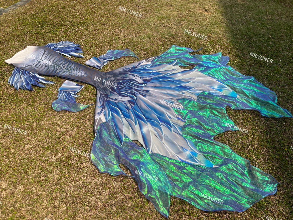 Original Mermaid Big Fish Tail - Aquarium Fish In 评论和价格