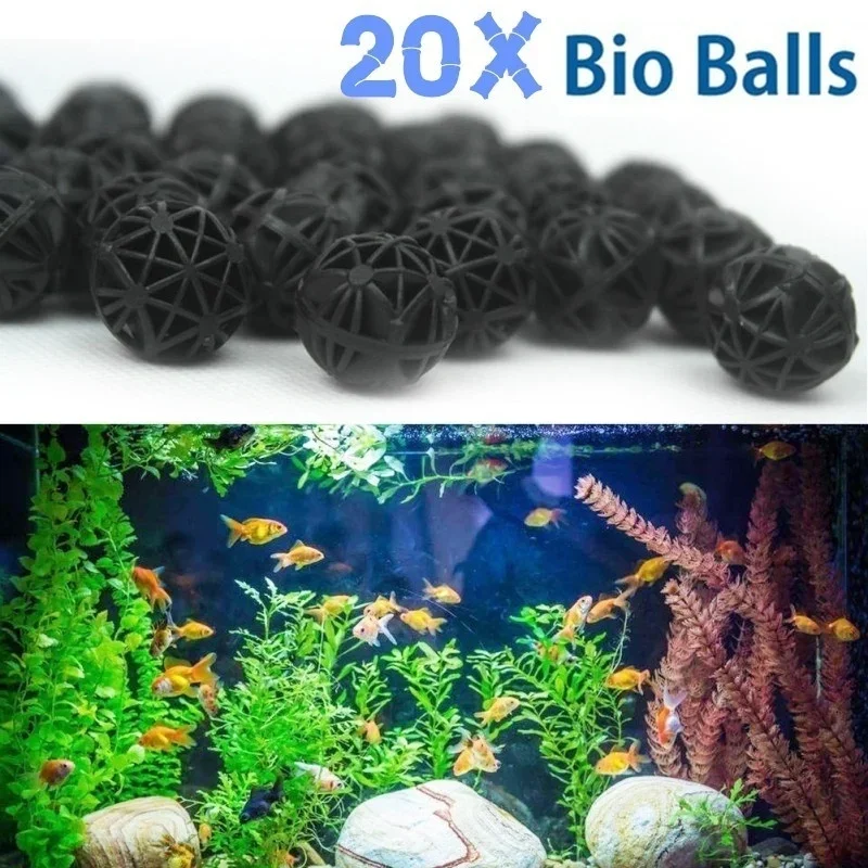 20Pcs 16mm Aquarium Filter Bio - Fish Tank Filter Aquarium 评论和价格