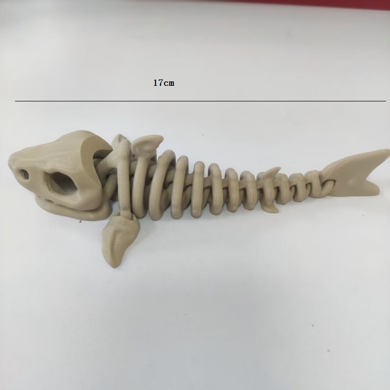 17cm Shark Skeleton In Water A - Aquarium Fish Shark 评论和价格