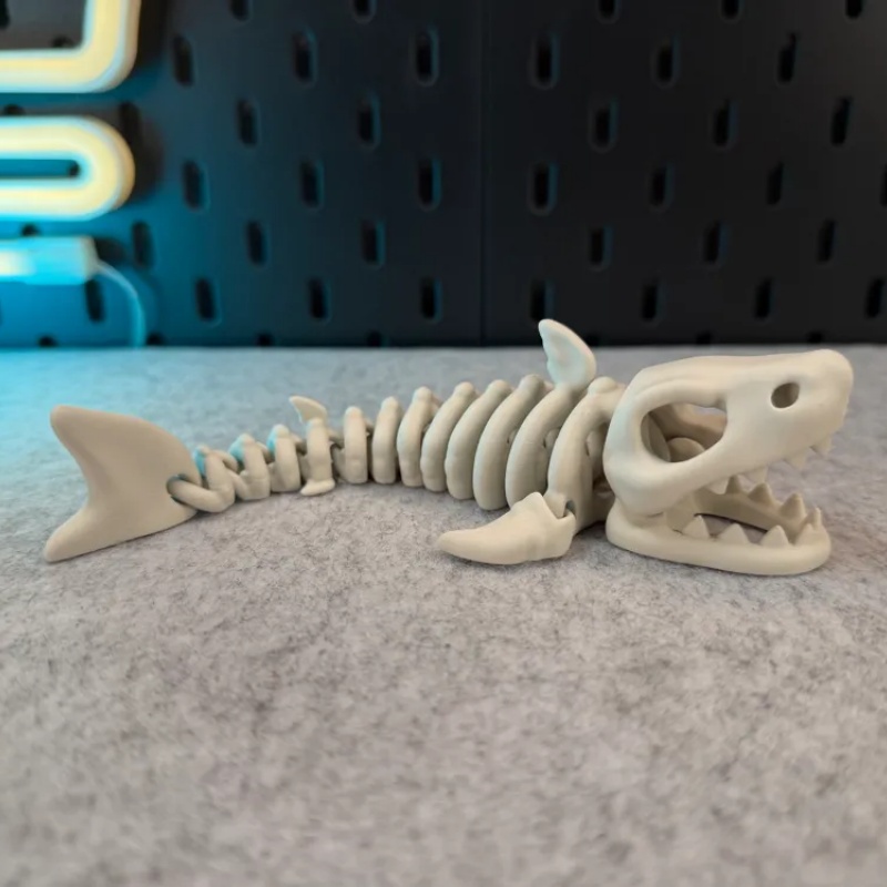 17cm Shark Skeleton In Water A - Aquarium Fish Shark 评论和价格