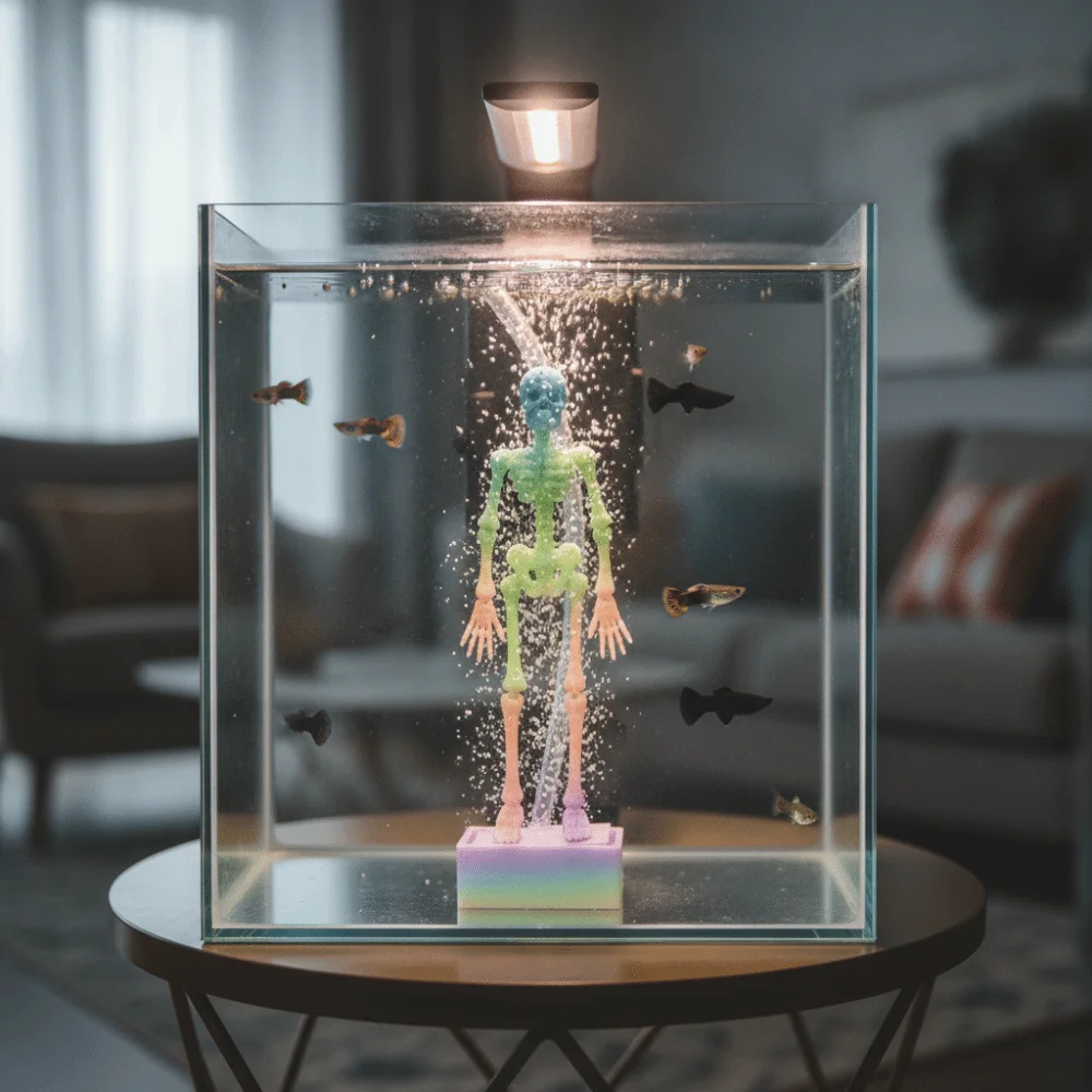 Movable Joints Aquarium Orname - Fish In Aquarium Picture 评论和价格